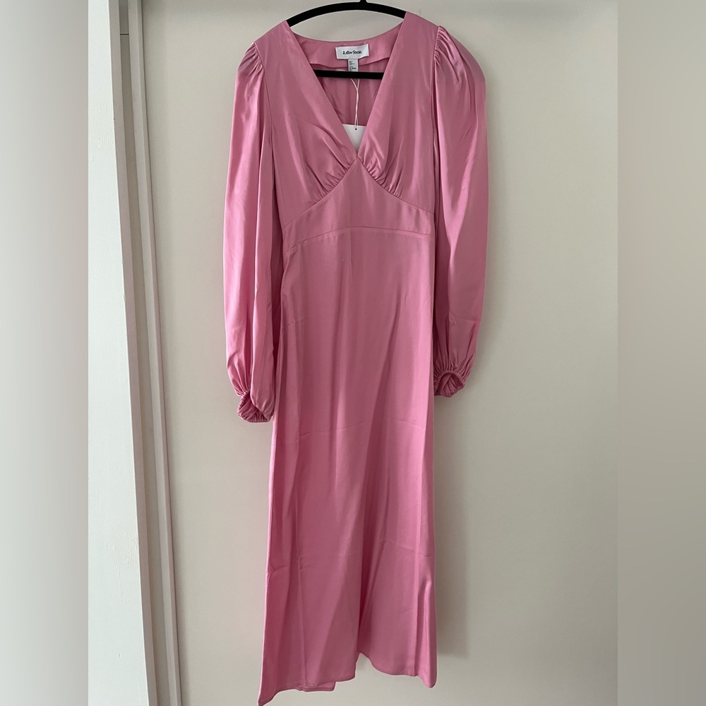 & Other Stories Blush Long Sleeve Dress